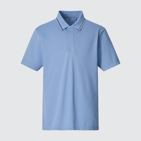 Uniqlo x Roger Federer Men DRY-EX Short Sleeve Polo Shirt (Green