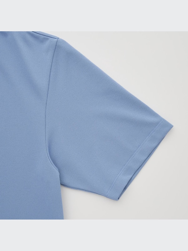 DRY-EX Short-Sleeve Polo Shirt (Striped Collar) (Adam Scott)