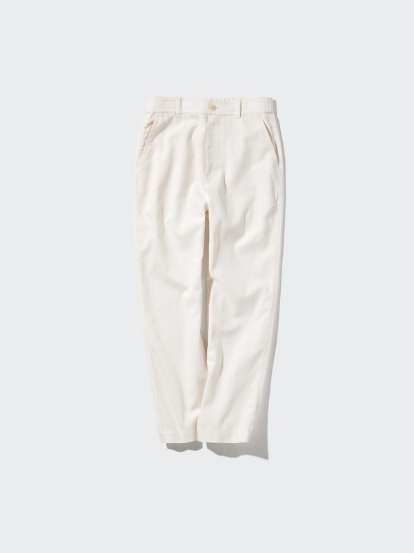 Linen Cotton Tapered Pants