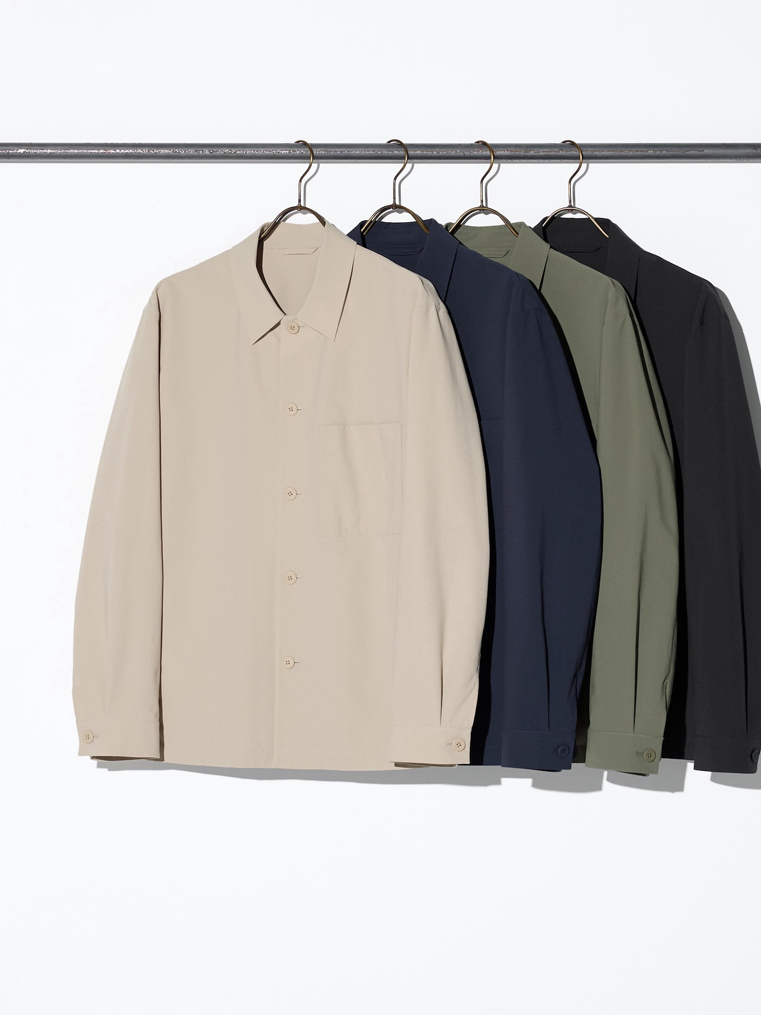 ジャケット・アウター ESSAY cotton100% shirt-jacket offwhite S Junya Watanabe MAN: Jean-Michel Basquiat Tropical Wool