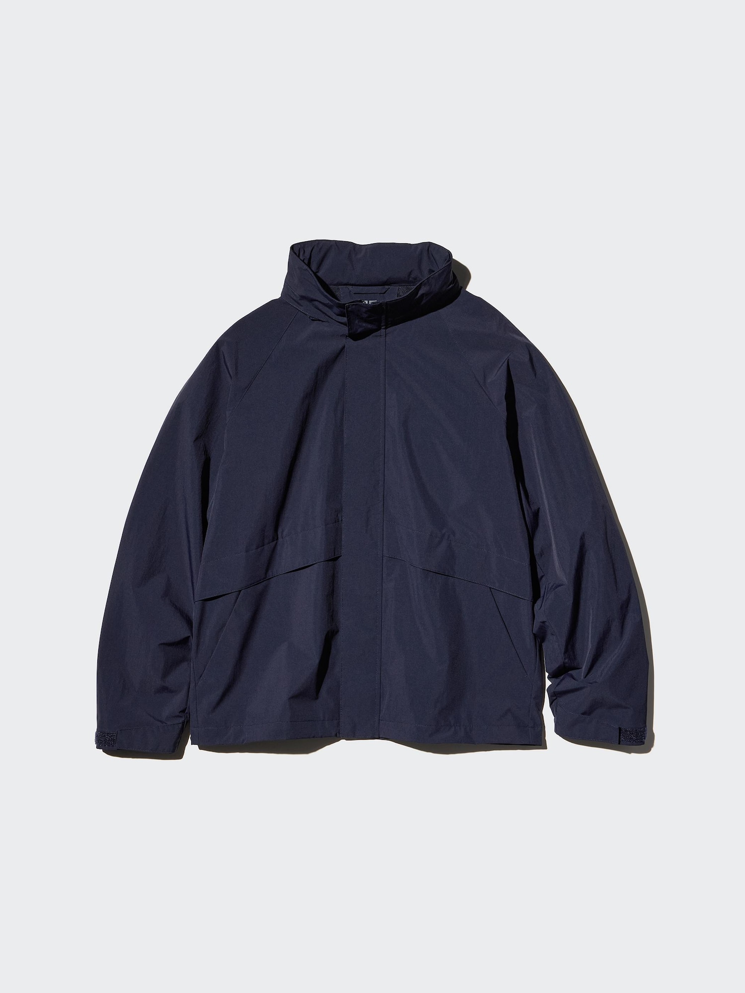 ジャケット・アウター 90's old uniqlo nylon shell jacket gray UNIQLO Windproof stand-up blouson XS-3XL 4Color Women New