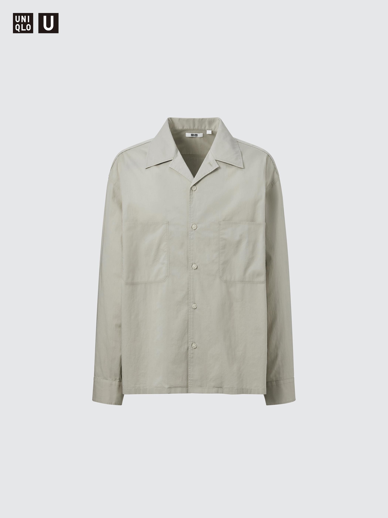 【INCHANT ME】[Brushed Lining] Open Collar Slim T-shirt Cotton Linen Open Collar Shirt | Short Sleeve | UNIQLO US