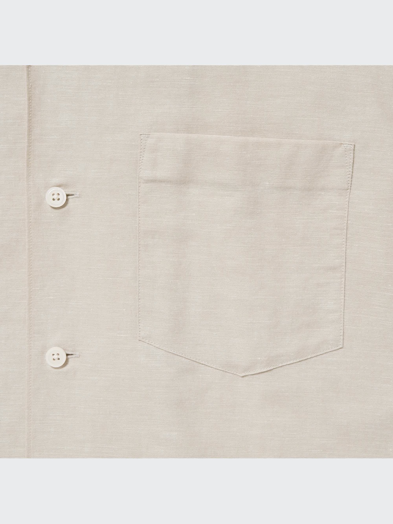 Cotton Linen Open Collar Shirt | Short Sleeve | UNIQLO US