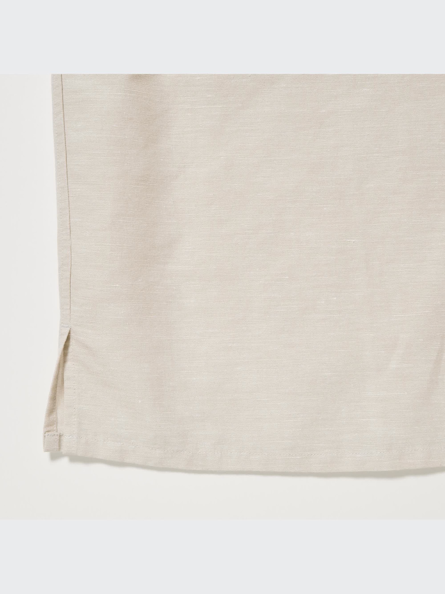 Men's Cotton Linen Open Collar Shirt | Short Sleeve | UNIQLO US