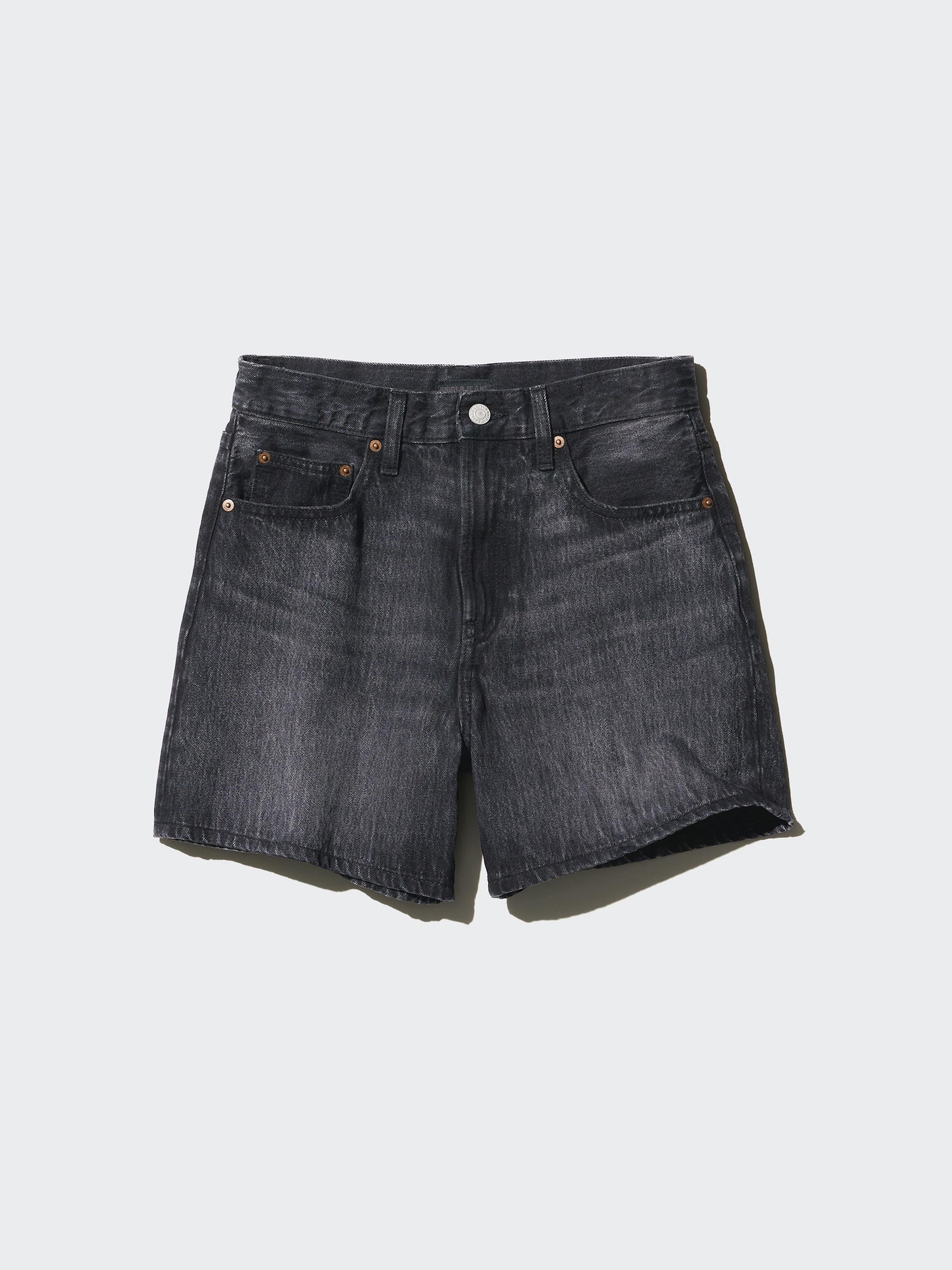 Women's High Rise Baggy Denim Shorts | UNIQLO UK