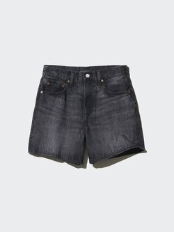 Short Denim H&M Bleu Taille Haute Découpé - Taille 12 - Occasion Parfait état - 99% Coton