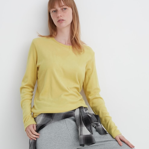 Buy Women's Thermal Underwear Tops Round Neck Fleece Lined Baselayer Shirts  Online at desertcartSeychelles