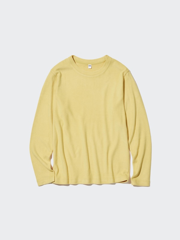HEATTECH FLEECE CREW NECK LONG SLEEVE T-SHIRT