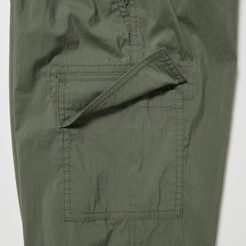 Parachute Poplin Pants with Cargo Pockets, Regular