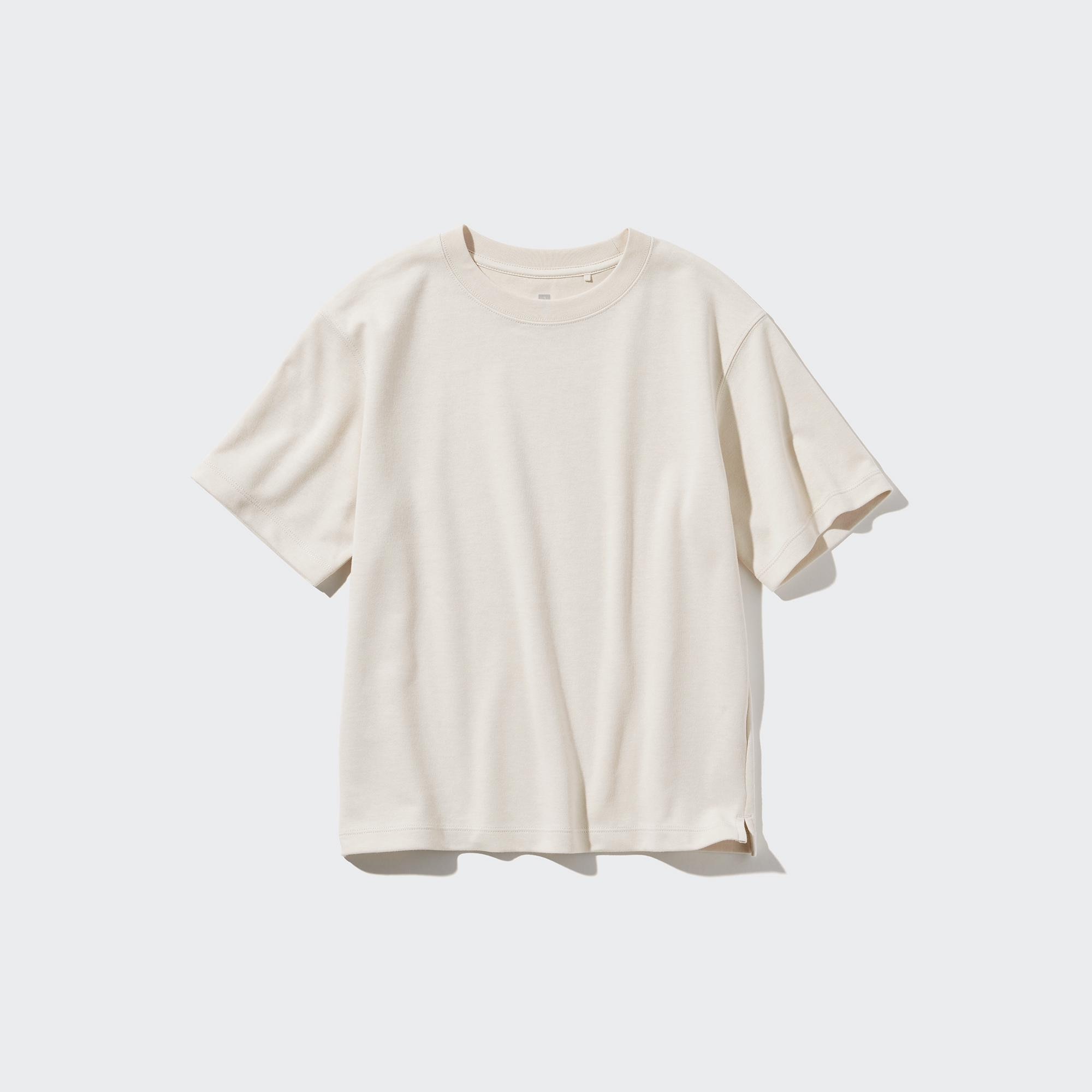 AIRism COTTON CREW NECK SHORT SLEEVE T-SHIRT