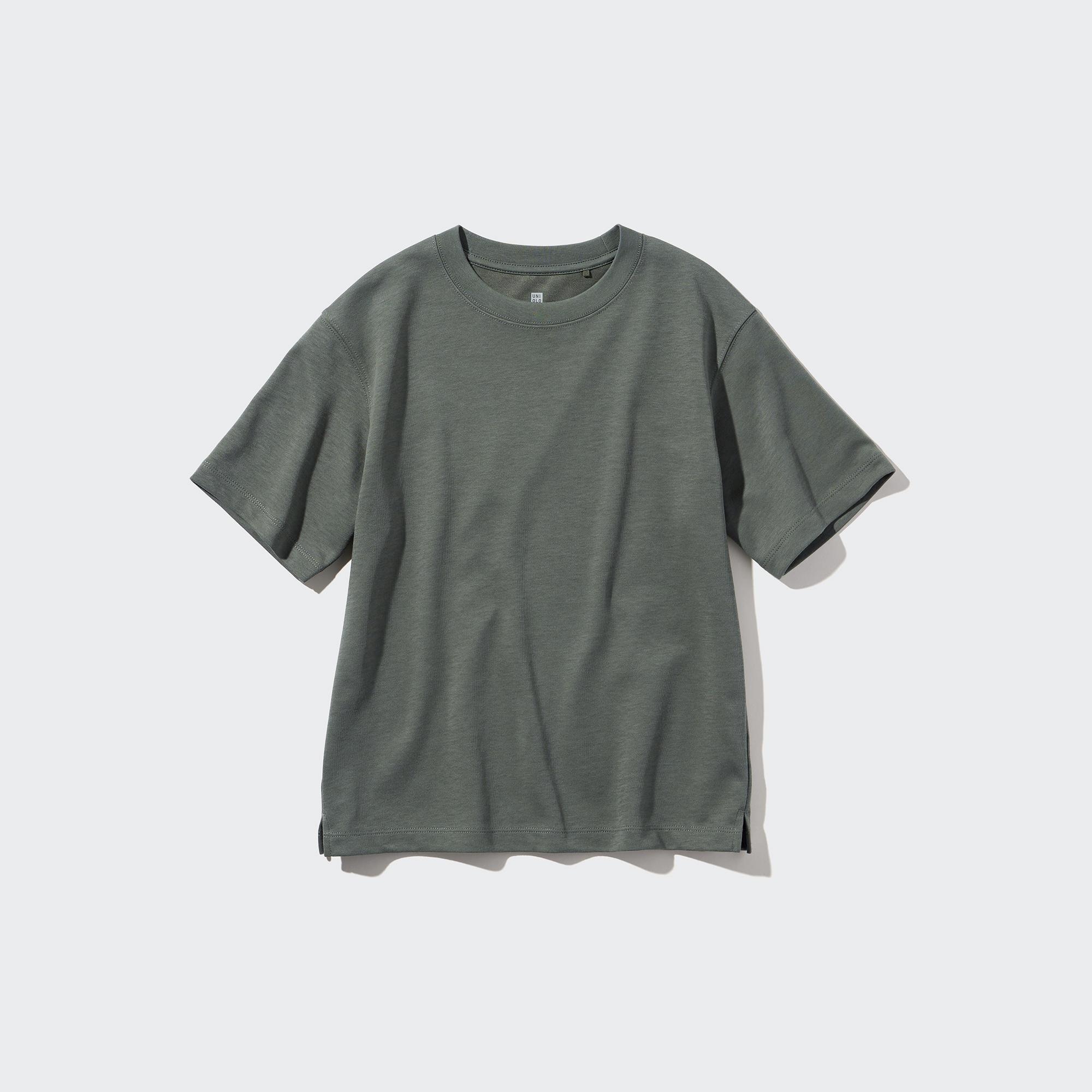 AIRism Cotton Crew Neck Short-Sleeve T-Shirt