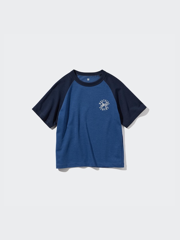 AIRism Cotton Graphic Short-Sleeve T-Shirt