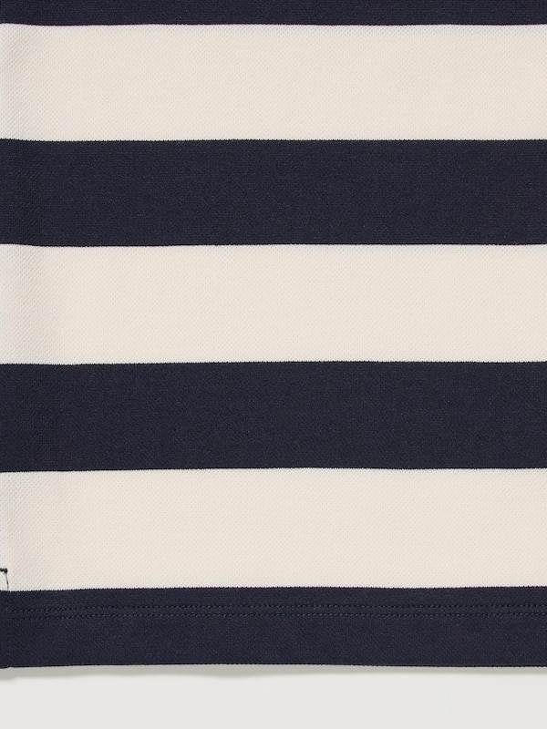 Dry Pique Striped Polo Shirt