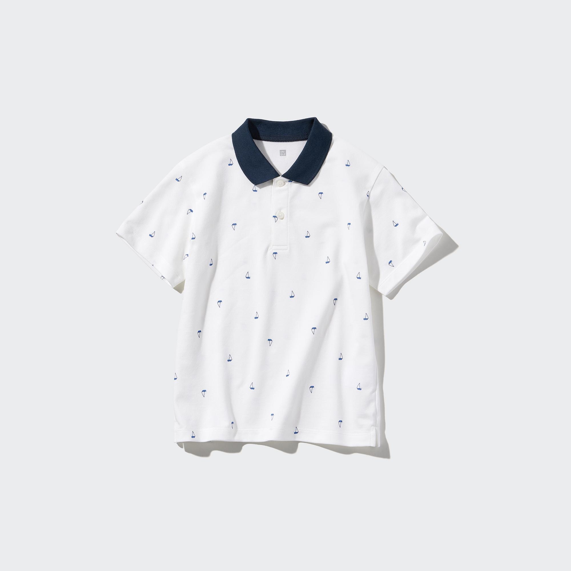Dry Pique Printed Polo Shirt