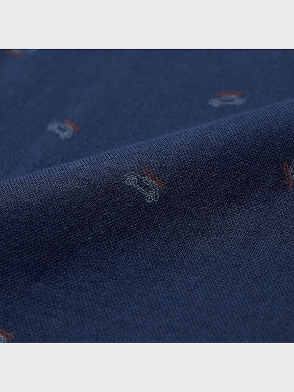 Dry Pique Printed Polo Shirt