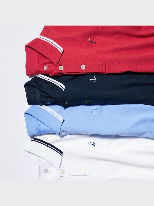 Dry Pique Embroidered Polo Shirt