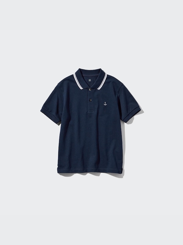 Dry Pique Embroidered Polo Shirt