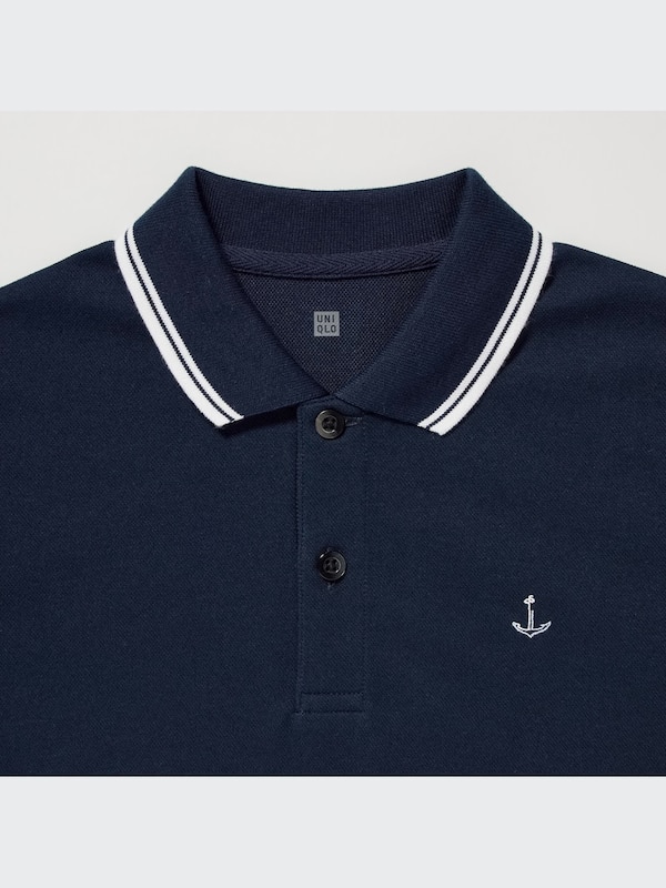 Dry Pique Embroidered Polo Shirt