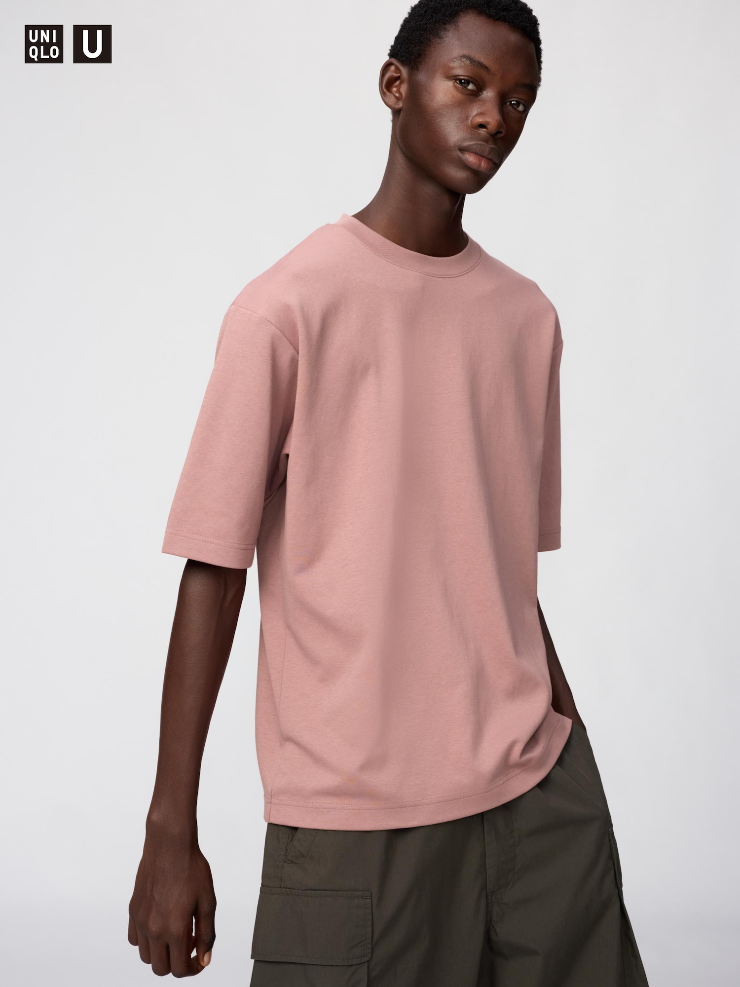 UNIQLO AIRism Cotton Oversized T-Shirt Red 2XL 8