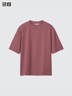 AIRism Cotton Oversized Crew Neck T-Shirt