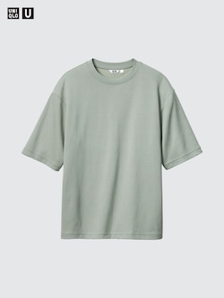 AIRism Cotton Oversized Crew Neck T-Shirt