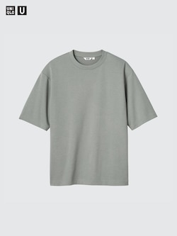 AIRism Cotton Oversized T-Shirt | Half-Sleeve