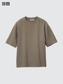 AIRism Cotton Oversized Crew Neck T-Shirt
