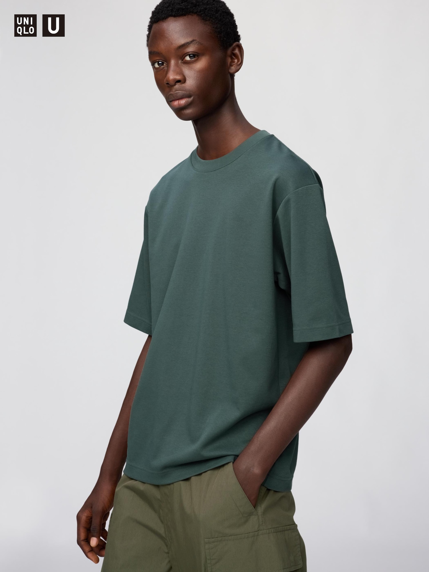 UNIQLO AIRism Cotton Oversized T-Shirt Red 2XL 3