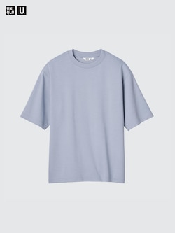 AIRism Cotton Oversized Crew Neck T-Shirt