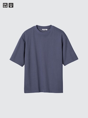 AIRism Cotton Oversized Crew Neck T-Shirt