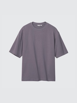 AIRism Cotton Oversized T-Shirt | Half-Sleeve