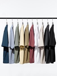 U AIRism Cotton Oversized Crew Neck Half-Sleeve T-Shirt