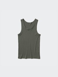 Dry Color Ribbed Tank Top