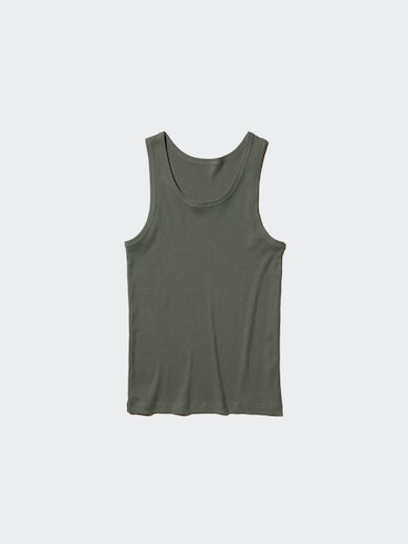 Dry Colour Ribbed Tank Top
