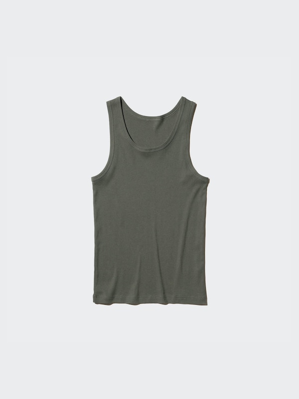 DRY Color Ribbed Tank Top