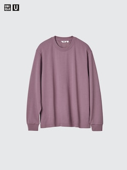AIRism Baumwolle Langarmshirt (Rundhals)