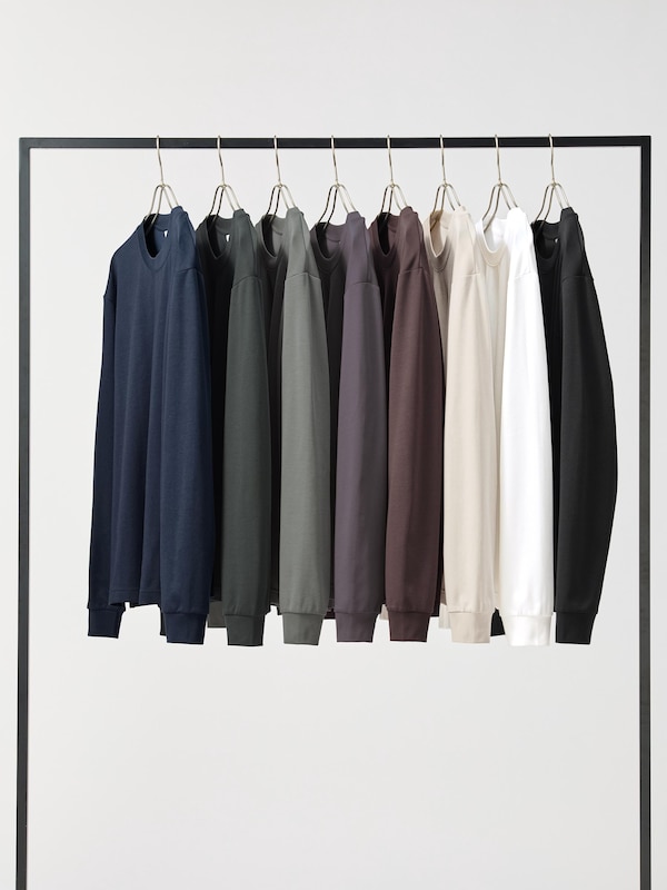 AIRism Cotton T-Shirt | Long Sleeve