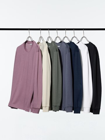 AIRism Cotton Crew Neck Long-Sleeve T-Shirt