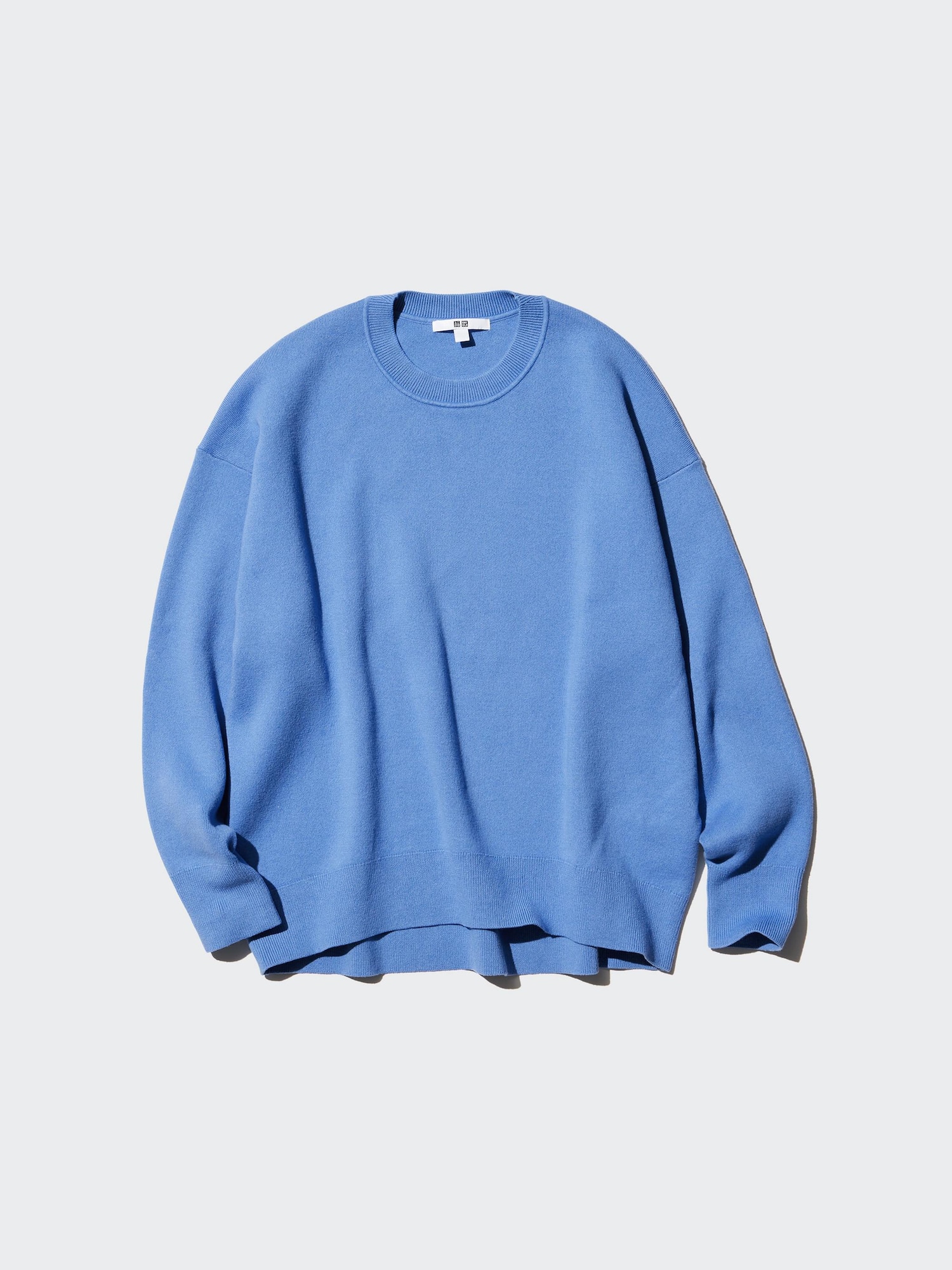 Smooth Cotton Relaxed Crew Neck Sweater | UNIQLO US