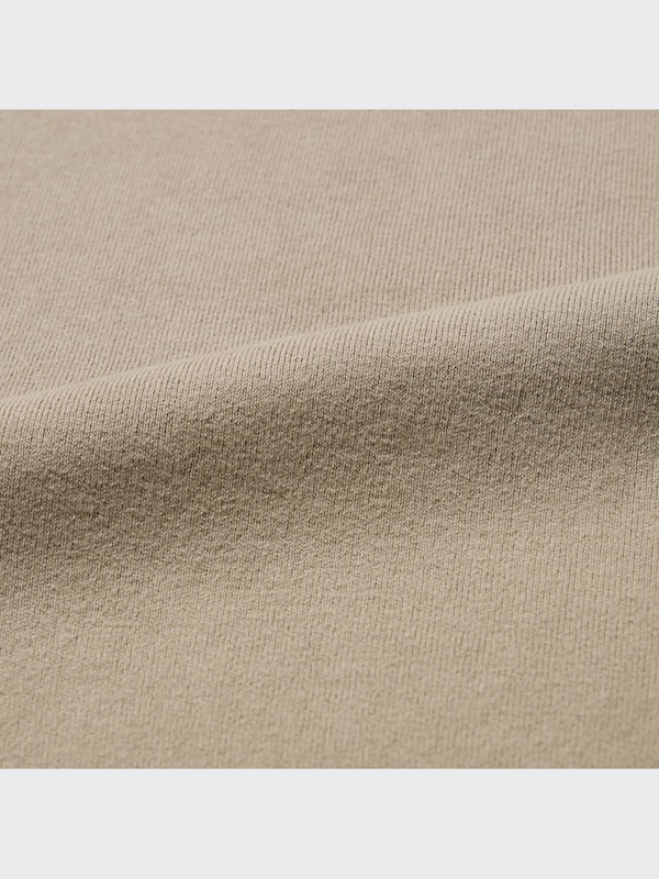 Smooth Cotton Relaxed Crew Neck Sweater