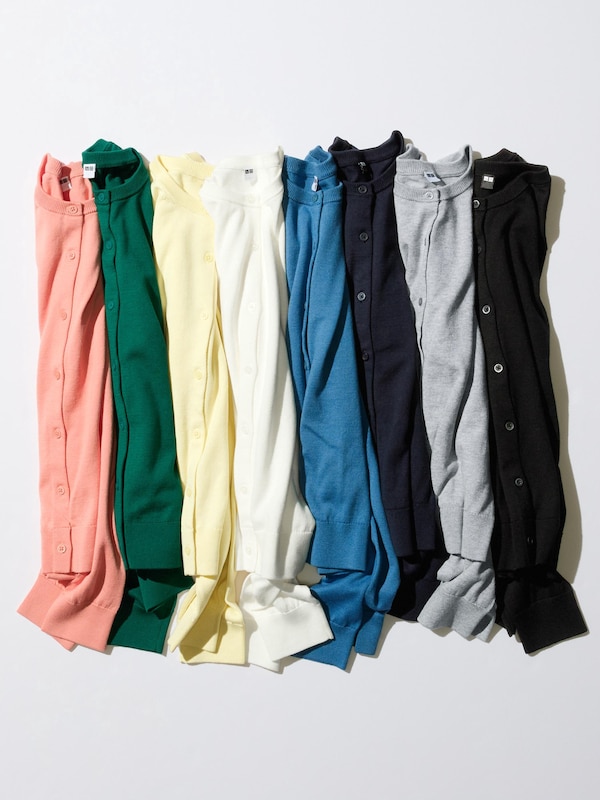 UV Protection Crew Neck Cardigan