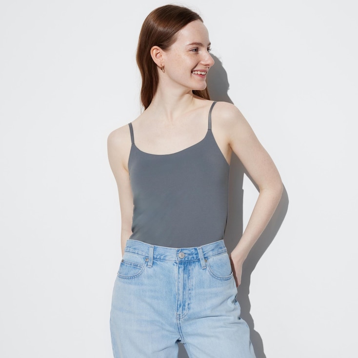 UNIQLO AIRism Cropped Fit Camisole Bra Top