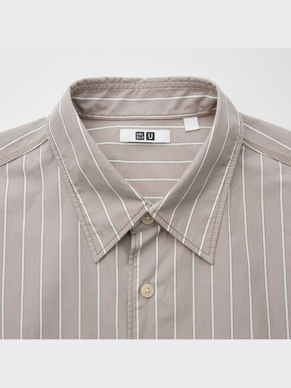 Broadcloth Oversized Shirt | Striped