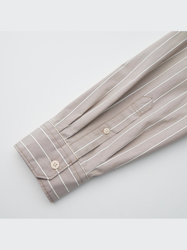 Broadcloth Oversized Shirt | Striped