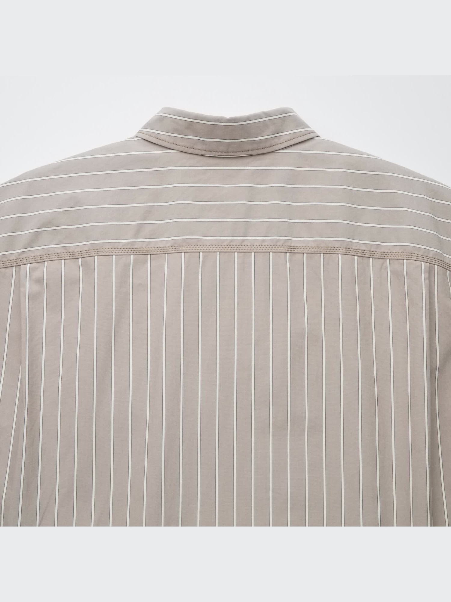 Broadcloth Oversized Shirt | Striped | UNIQLO US
