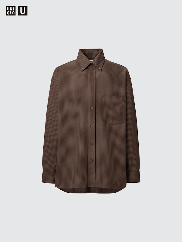 CHEMISE SURDIMENSIONNÉE EN SERGÉ DE COTON