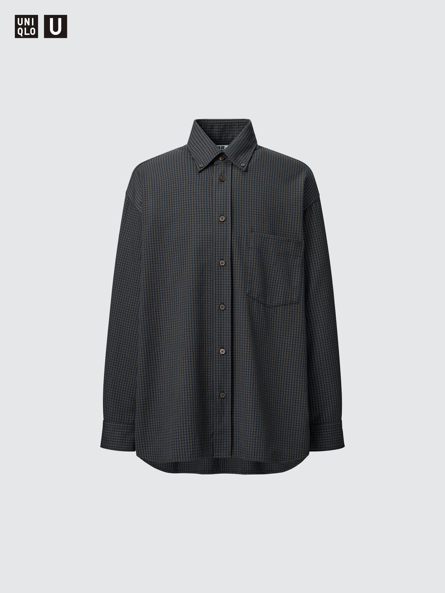 Twill Oversized Long-Sleeve Shirt | UNIQLO US