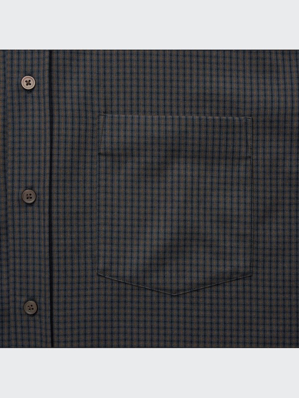 Twill Oversized Long-Sleeve Shirt