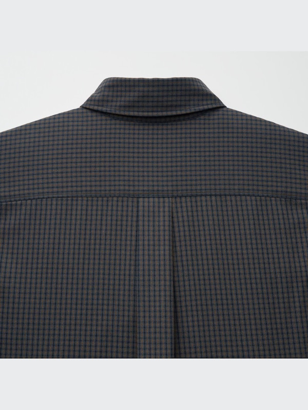 Twill Oversized Long-Sleeve Shirt