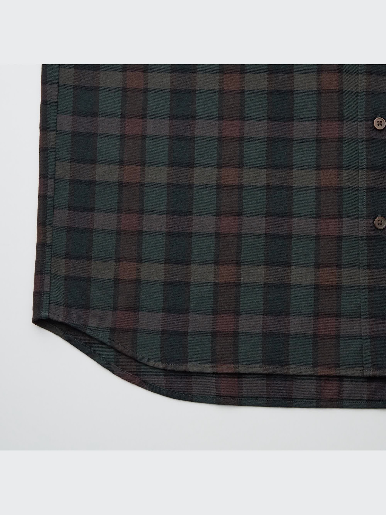 Twill Oversized Checked Long-Sleeve Shirt | UNIQLO US